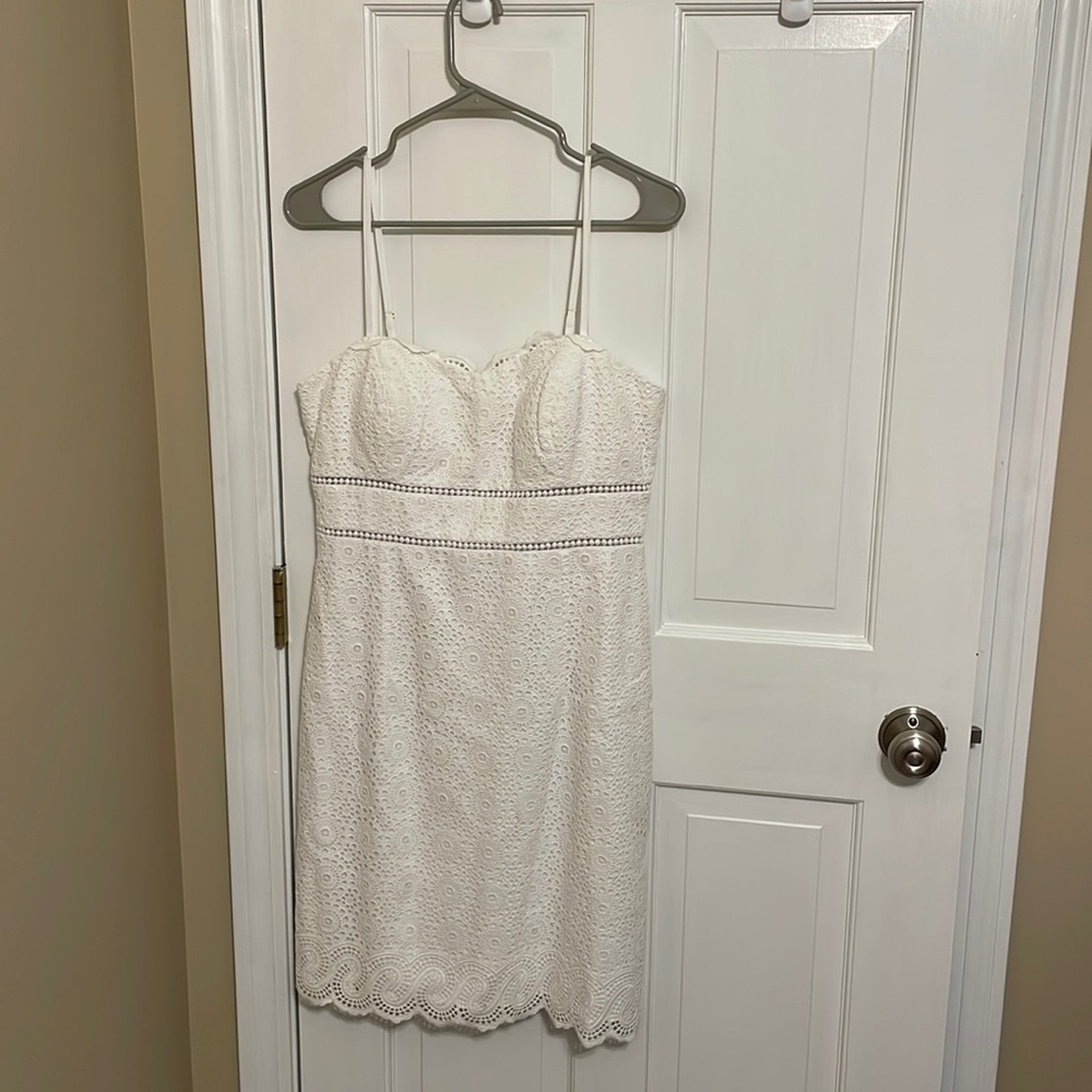 Brand NWT Lilly Pulitzer white shift dress